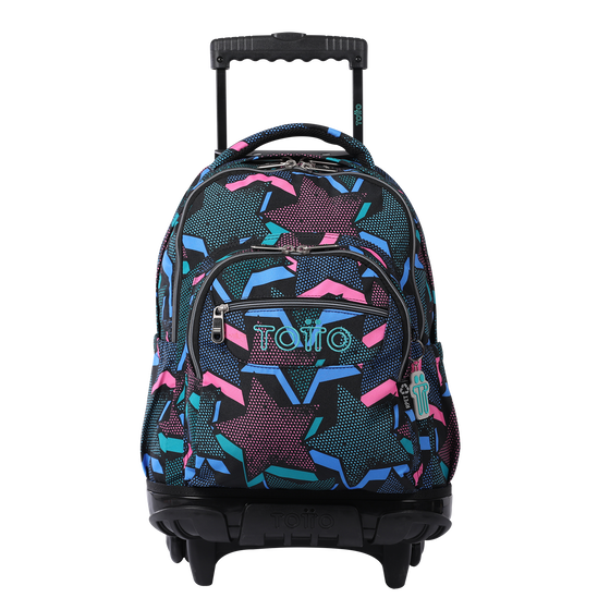 Mochila Renglones Lety Black Negro Totto.es