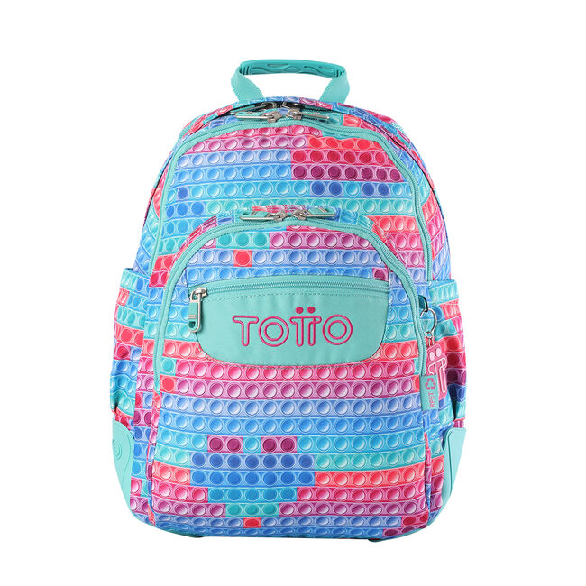 Mochila Escolar Totto Crayoles - Multicolor