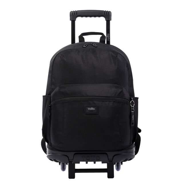 Mochila escolar con ruedas grande negra - Trik