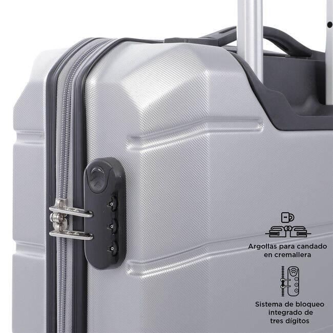 Maleta trolley pequeña color gris - Rayatta image number null