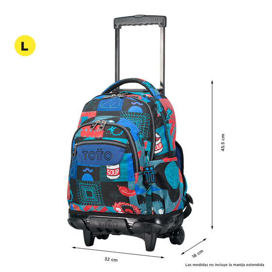 Mochila Renglones - Cyber Monstruos image number 3