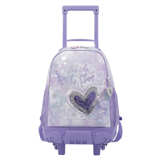 Mochila Ruedas - Shiny Heart M image number 1