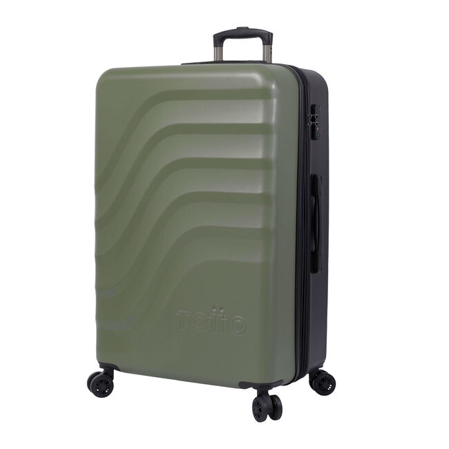 Maleta trolley grande color verde oscuro - Bazy + image number null