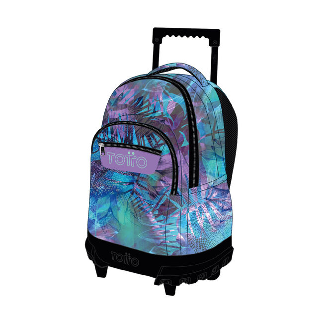 Mochila escolar pequeña electric nature - Resma ESTAMPADO | Totto.es