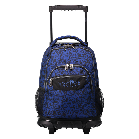 Mochila Renglones - Azul y letras image number 1