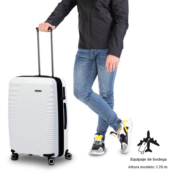 Maleta Traveler M - Blanco image number 2