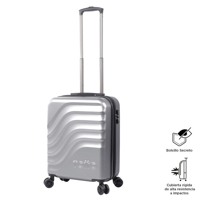 Maleta trolley cabina color gris - Bazy + image number null