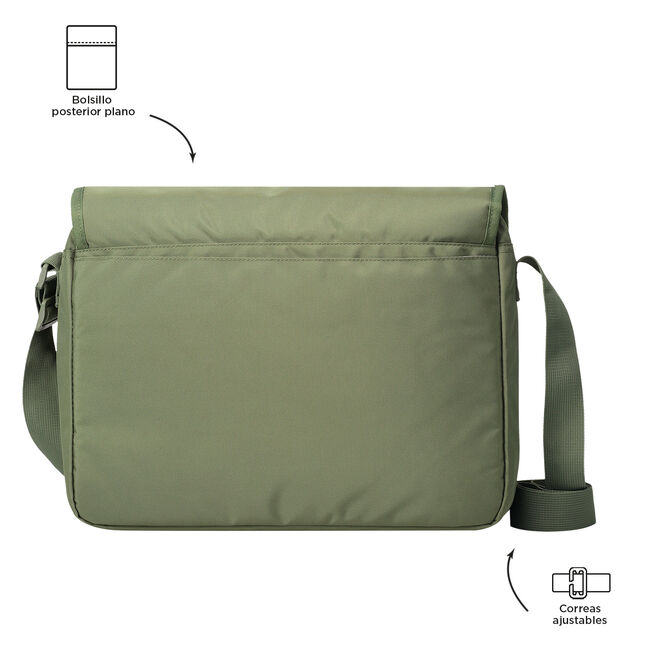 Bandolera Eco-Friendly color verde - Caspio image number null