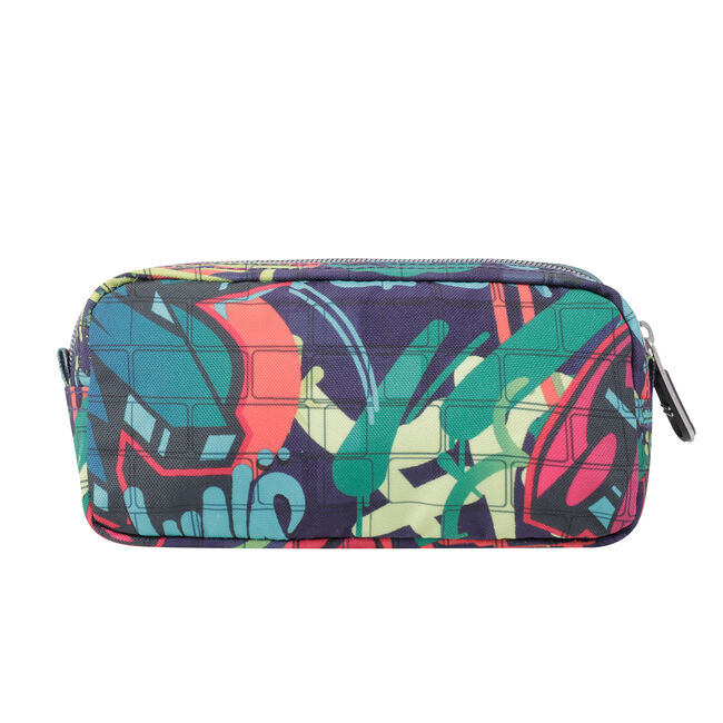 Estuche escolar dos compartimentos graffiti - Sobre image number null