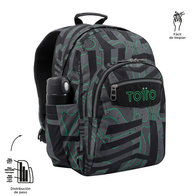 Mochila escolar tribu urbana - Acuarela image number null