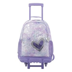 Mochila 3 Ruedas - Shiny Heart L