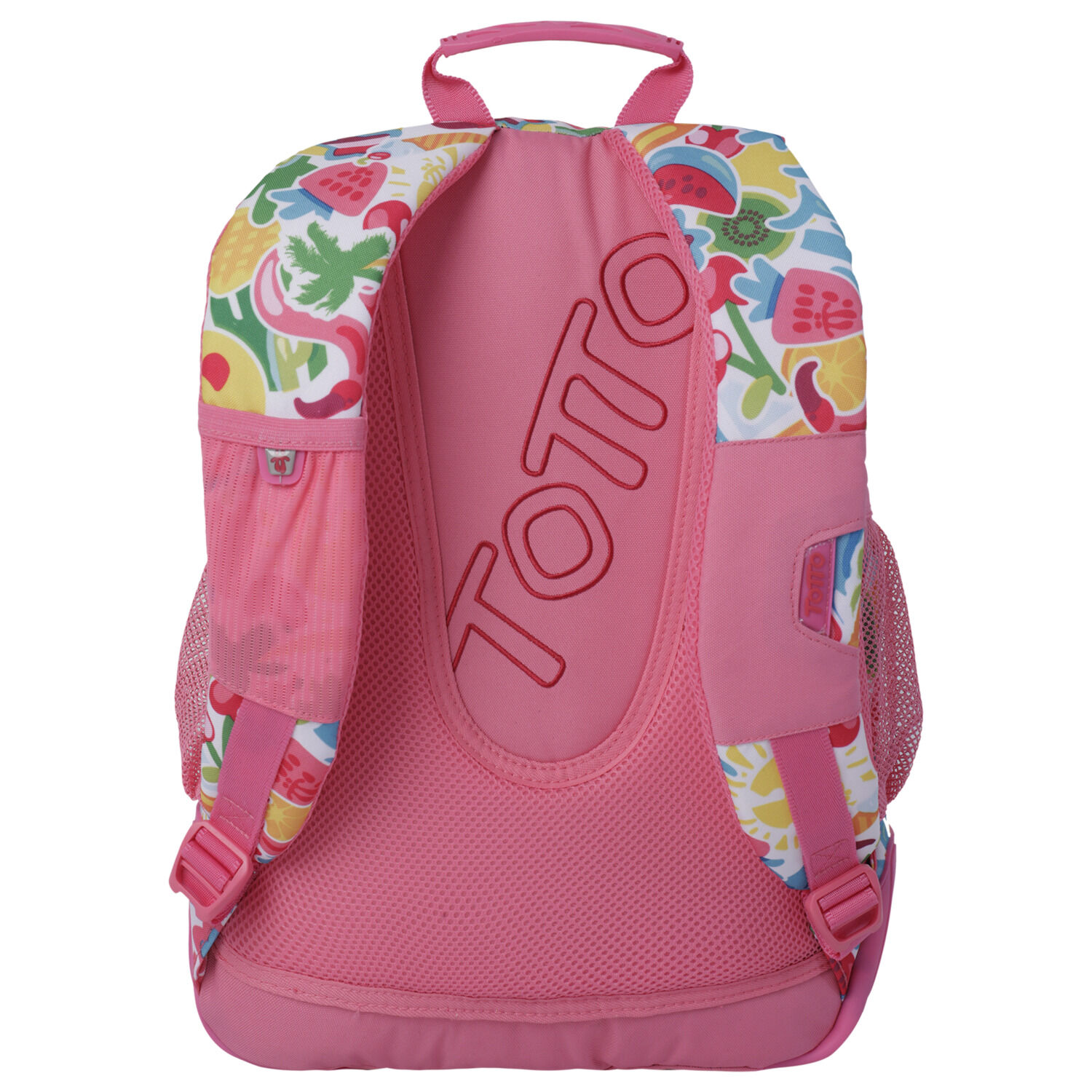 Mochila totto sales crayoles doble reforzada