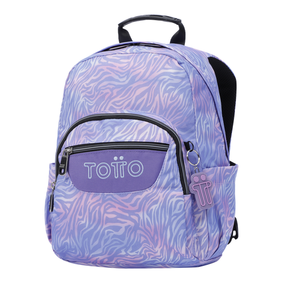 Mochila Tempera - Morado cebra image number 2