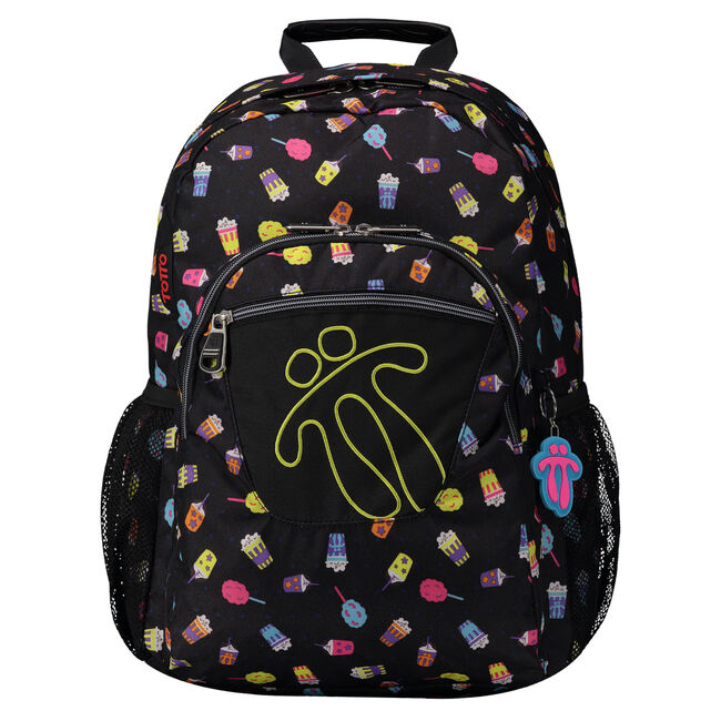 Acercarse digestión eficaz Mochila escolar adaptable a carro - Acuareles - Negro | Totto.es
