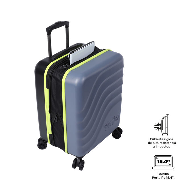 Maleta rígida expandible de cabina Folkstone Gray- Bazy + image number null