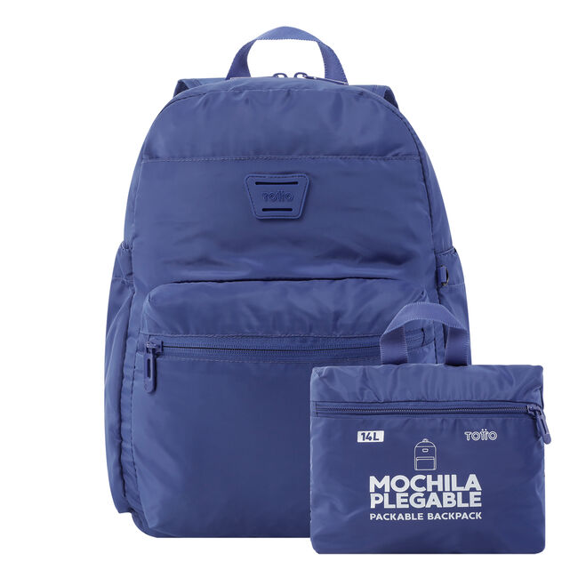 Mochila plegable color azul - Xingu image number null