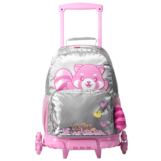 Mochila Ruedas Minimalist L Gris Totto.es