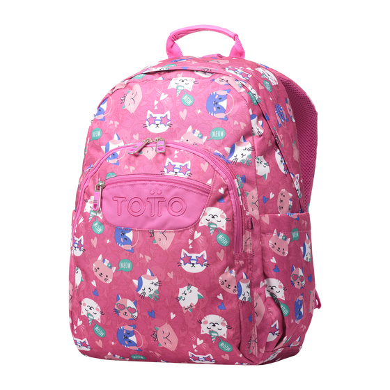 Mochila Acuareles - Fiesta Gatitos image number 2