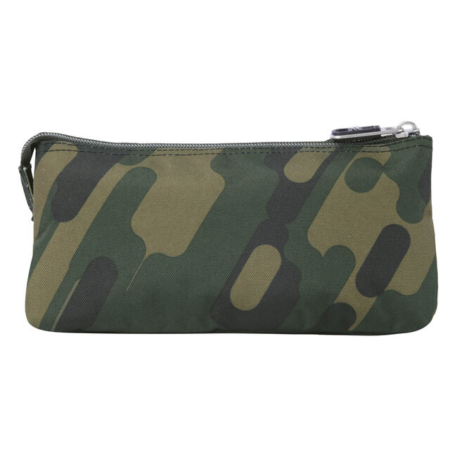 Estuche escolar tres compartimentos verde camuflaje - Tablero image number null