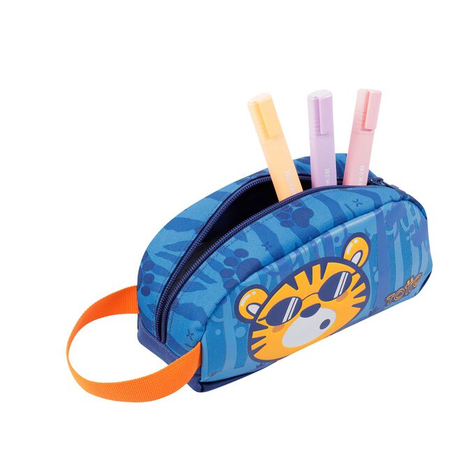 Estuche escolar de tigre y pantalla - Little Avatar image number null