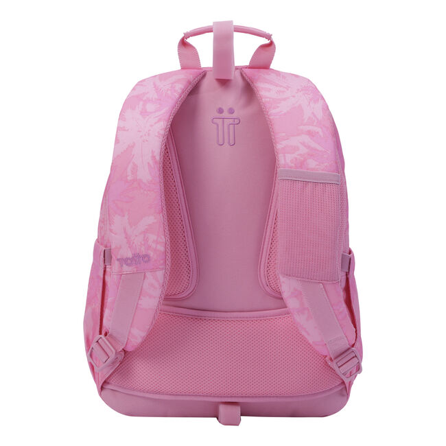 Mochila escolar adaptable a carro Acuareles Totto Rosa 20.34 L