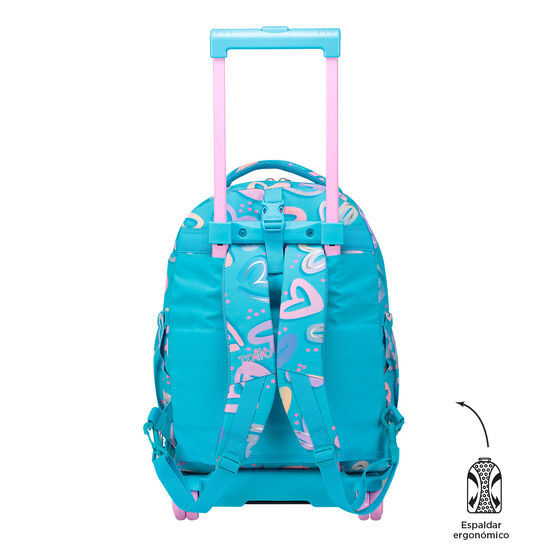 Mochila Desmontable Tiza - Corazones pintados image number 4