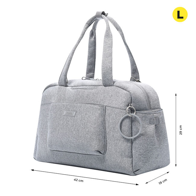 Bolso Duffle gris Gray Mix - Megumi L image number null