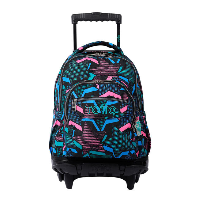 Mochila Escolar Con Ruedas Renglon Multicolor Totto 0qj con