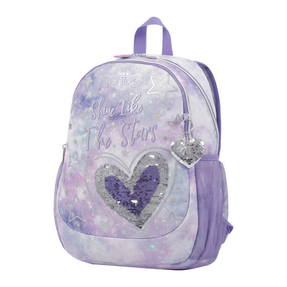 Mochila Shiny Heart M image number 2