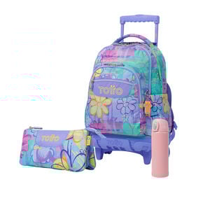 Pack Escolar Grafily X3 | Mochila de ruedas + 2 accesorios