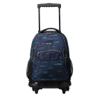 Mochila Renglones - azul jaspeado image number 1