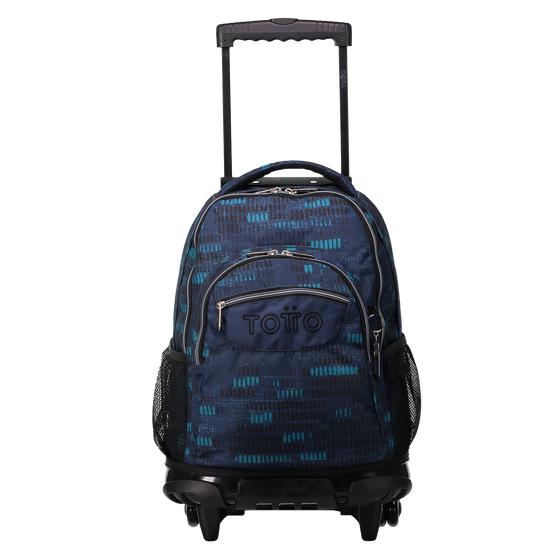 Mochila Renglones - azul jaspeado image number 1
