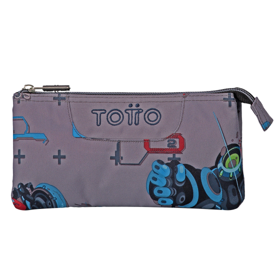 Estuche Tablero - Gris con robots image number 1