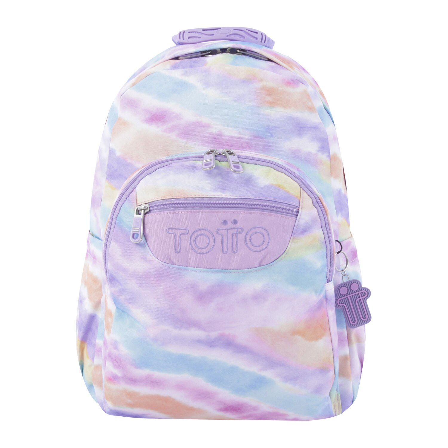Mochila escolar adaptable a carro estampados pastel Acuareles