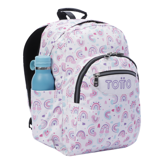 Mochila Acuareles - Arcoíris rosa image number 5
