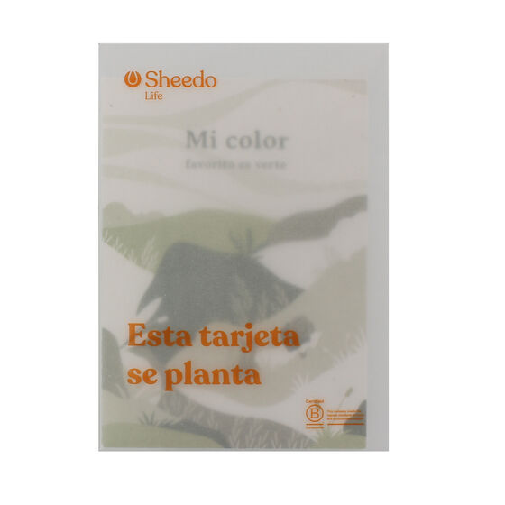 Tarjeta Eco-Friendly semillas Sheedo - Mi image number 3