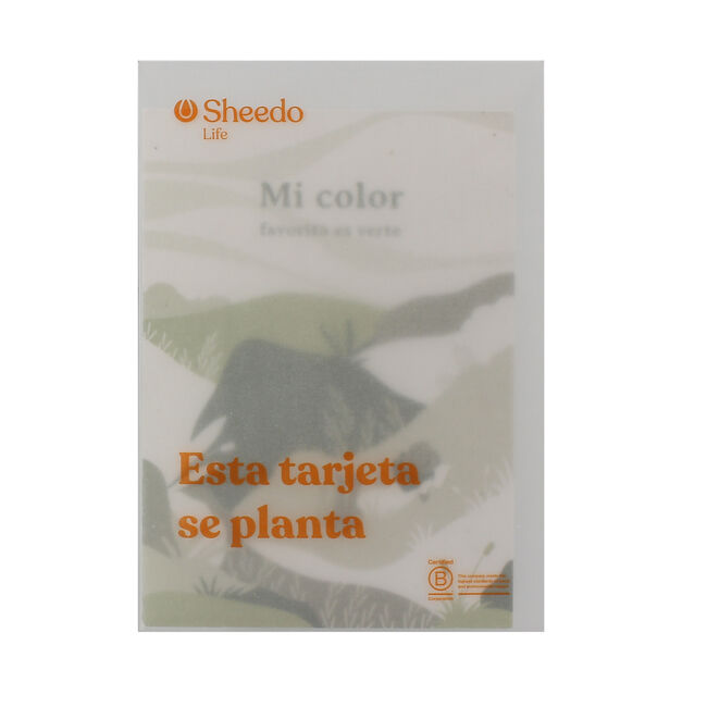 Tarjeta Eco-Friendly semillas Sheedo - Mi color image number null