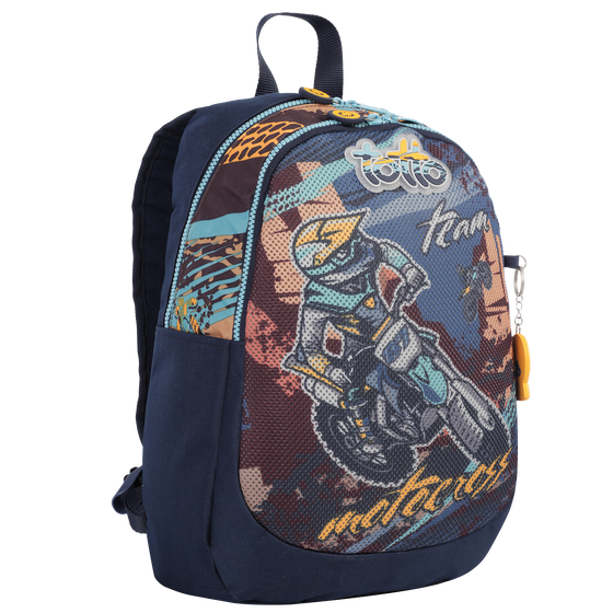 Mochila escolar pequeña - Motto Cross image number 3