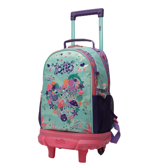 Mochila escolar pequeña ruedas - Confetti Happy image number 2