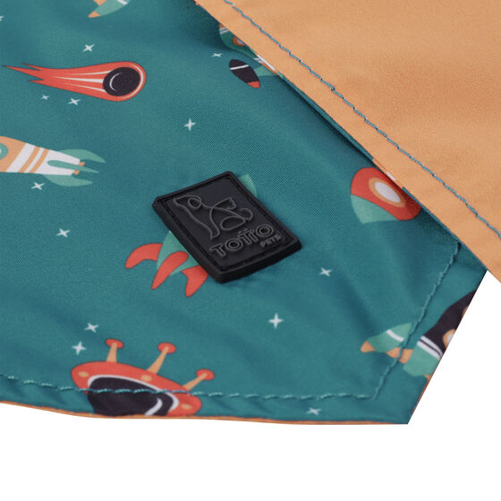 Pañuelo para mascotas doble cara estampado cohetes - Talla L image number 4