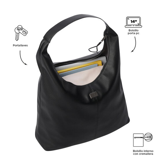 Bolso Smooth L - Negro image number 5