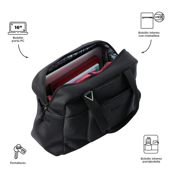 Bolso Megumi L Duffle - Negro image number 4