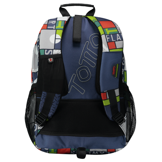 Mochila escolar adaptable a carro Acuareles - 8L9 image number 3