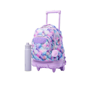 Pack Escolar Kory X2 | Mochila de ruedas desmontable + Botella