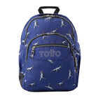 Mochila Rayol - Dinosaurs Blue image number 1