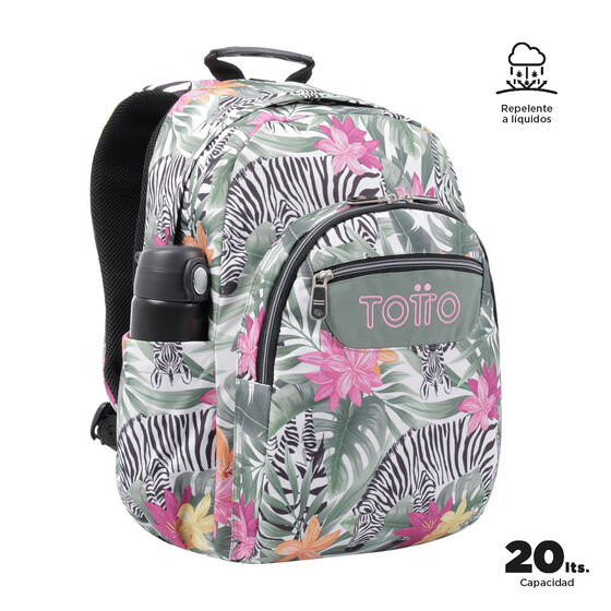 Mochila Acuareles - Tropical Cebras image number 7