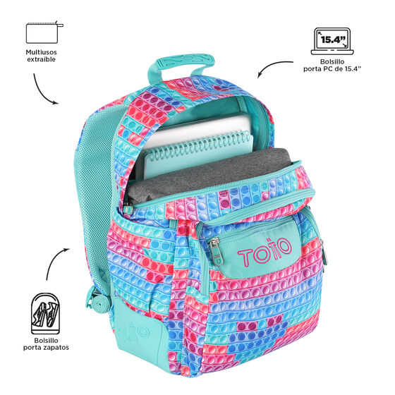 Mochila Crayoles - Pupit image number 4