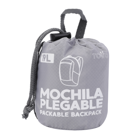 Mochila plegable Troker - Gris image number 6