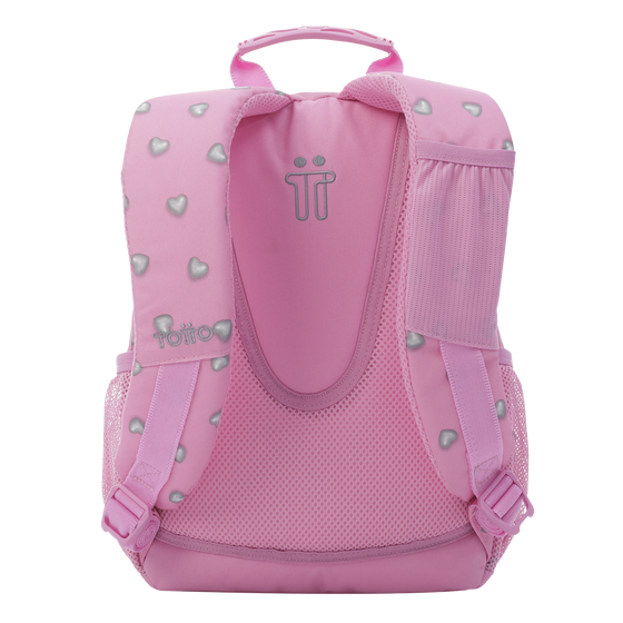 Mochila Tempera - Corazones rosas image number 3