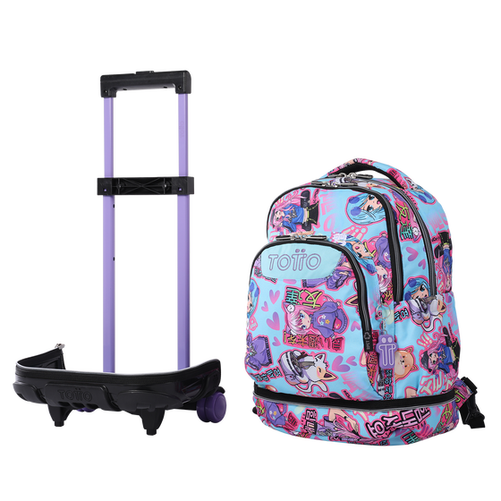 Mochila Desmontable Tiza Anime Girls Multicolor Totto.es